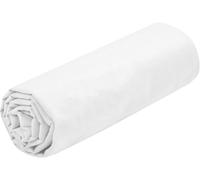 STOF - Sábana Bajera - Tamaño 180 x 200 cm - 100% algodón Certificado por Oeko-Tex - Color Marfil - Modelo Eden - Ropa de Cama para casa - Suave y cómoda para Nido Acogedor