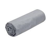 STOF - Sábana Bajera - Tamaño 180 x 200 cm - 100% algodón con certificación Oeko-Tex - Color ratón - Modelo Eden - Ropa de Cama para casa - Suave y cómoda para Nido Acogedor