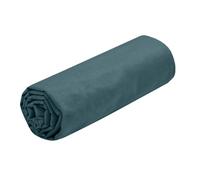 STOF - Sábana Bajera - Tamaño 90 x 190 cm - 100% algodón Certificado por Oeko-Tex - Color eucalipto - Modelo Eden - Ropa de Cama para casa - Suave y cómoda para Nido Acogedor