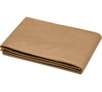 STOF - Sábana Plana - Tamaño 240 x 300 cm - 100% algodón con certificación Oeko-Tex - Color Curry - Modelo Eden - Ropa de Cama para casa - Suave y cómoda