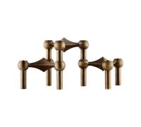 STOFF Nagel 3 Candelabros STOFF Nagel Bronzed brass
