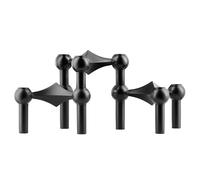 STOFF Nagel 3 Candelabros STOFF Nagel negro