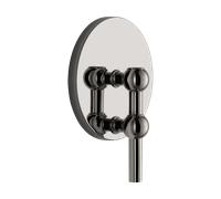 STOFF Nagel Portavelas de pared STOFF Nagel Cromo negro