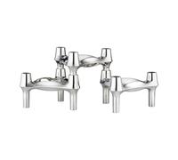 STOFF Nagel Set de 3 candelabros STOFF Nagel BMF cromo