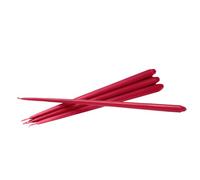 Stoff Nagel Taper Candles by Ester & Erik (caja con 6 unidades), rojo, 29 x 1,3 cm