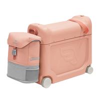 Stokke® JetKids™ Reiseset BedBox 46 cm Set 2 tlg. - Trolley de cabina con 4 ruedas (coral pink)