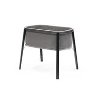 Stokke Minicuna Snoozi, Graphite Grey - Crece con los bebés Desde el Nacimiento hasta los 9 Meses - Diseño portátil y liviano - Incluye colchón Firme