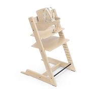 Stokke Tripp Trapp® Trona² Natural | Incluye silla, juego de bebé, arnés desmontable para niños de 6 a 36 meses, ajustable, ergonómico y fácil de limpiar