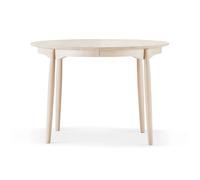 Stolab Mesa Carl Ø115. extensible Abedul lacado mate claro