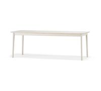Stolab Mesa Prima Vista Abedul aceitado blanco 120x90 cm aceitado blanco + 1 tablero de extensión