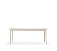 Stolab Mesa Prima Vista Abedul claro lacado mate-180cm-1 tablero de extensión