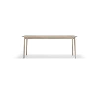 Stolab Mesa Prima Vista Roble barniz mate claro-180cm-1 tablero de extensión