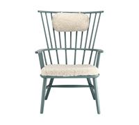 Stolab Silla Henriette con cojín de asiento y cervical Dimma-Moonlight