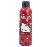 STOR Botella Térmica Acero Inoxidable Hello Kitty 515ml - Doble Pared Aislante para Bebidas Frías y Calientes - Sin Fugas