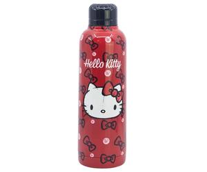 STOR Botella Térmica Acero Inoxidable Hello Kitty 515ml - Doble Pared Aislante para Bebidas Frías y Calientes - Sin Fugas