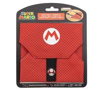 Stor Caja De Aperitivos Infantil Super Mario Bross Sin BPA, Reutilizable, Lavable A Máquina, Convertible En Un Mantel con Cierre De Velcro.