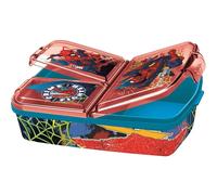 Stor Sandwichera múltiple Spiderman Marvel Moving Target 3 compartimentos 18x13x6 cm