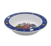 Stor Cuenco Micro Kids Spiderman Arachnid Grid, Plástico, Rojo y Azul, Bol para niños sin BPA