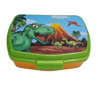 Stor - Fiambrera de Dinosaurios - Fiambrera para Niños Dibujos T-Rex - Sandwichera Almuerzo y Merienda para Colegio - 1 Compartimento 18x5x13 CM