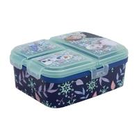 Stor Fiambrera Infantil Frozen con 4 Compartimentos 1944ml - Sandwichera Multiple XL para Niños y Niñas - Lonchera Escolar con Cierre Seguridad
