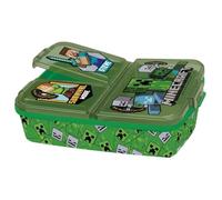 Stor Fiambrera Minecraft Infantil, Lonchera con 3 Compartimentos