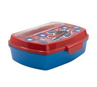 Stor Fiambrera rectangular para el almuerzo infantil con cubiertos de Spider-man
