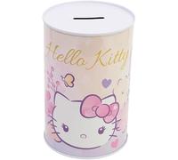 STOR - Hucha metálica de Hello Kitty - Hucha Infantil Oficial de Acero - Caja de Ahorro Resistente Regalo colección