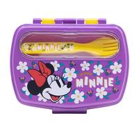 Stor - Minnie Mouse Sunshine Fiambrera Sandwichera Infantil con Cubiertos