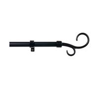Stor planet kit barra cortina baculo extensible de 110 a 200cm negro m