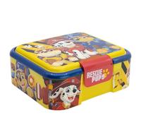 STOR Sandwichera Infantil Patrulla Canina con 3 Compartimentos - 1786ml - Fiambrera Robusta de Plástico Sin BPA para Niños - Portameriendas Escolar