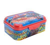 Stor Sandwichera Infantil Spider-Man de Plástico Resistente 1423ml - Fiambrera con Decoración en Tapa para Colegio y Excursiones