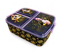 Stor Sandwichera Múltiple K-Pop Demon Hunters Rumi, Mira y Zoey, Licencia Oficial, Fiambrera Infantil para Niñas, Lonchera Escolar con 3 Divisiones Sin BPA, 17x14x5 cm