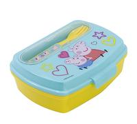 Stor SANDWICHERA RECTANGULAR CON CUBIERTOS PEPPA PIG CORE 2022