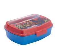 Stor Sándwichera rectangular Spiderman Moving Target con cubiertos