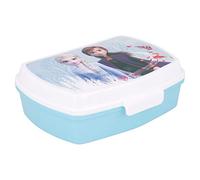 Stor Sandwichera rectangular Frozen Blue Forest - Fiambrera infantil de plástico para el almuerzo y la merienda del cole, idea de regalo