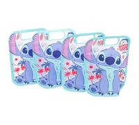 Stor Set de 4 Bolsas para Comida con Cierre Zip Stitch 425ml Plastico Resistente para Snacks Almuerzo Cole