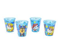 Stor Set de 4 Vasos Infantiles Patrulla Canina 285ml - Vasos Plastico para Fiestas y Uso Diario - Resistentes a Caidas
