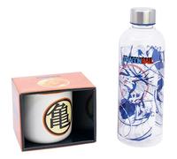 Stor Set Desayuno Dragon Ball - Botella Hidro 850ml Plastico y Taza Ceramica 400ml - Conjunto Infantil con Diseños Originales - para Fans