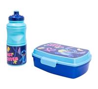 Stor Set Vuelta al Cole — Sandwichera y Botella Sport Easy Hold 380 ml en caja regalo Stitch