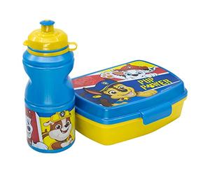 STOR SET VUELTA AL COLE EN CAJA REGALO (BOTELLA SPORT EASY HOLD 380 ML Y SANDWICHERA RECTANGULAR) PAW PATROL PUP POWER