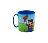 Stor - Super Mario Taza de Plástico apto para Micro 390ml