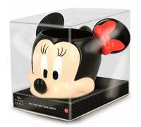Stor S.L. Taza cerámica 3D Cabeza Minnie 360 ml en caja regalo