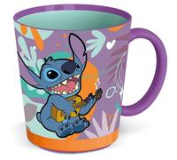 STOR TAZA ANTIVUELCO PP 410 ML STITCH ALOHA DISNEY CLASICOS MENAJE