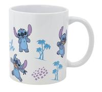 Stor TAZA CERAMICA 325 ML EN CAJA DE REGALO STITCH LEAVES PATTERN
