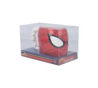 Stor taza ceramica 3d cabeza 410 ml, spiderman en caja regalo