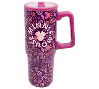 Stor Taza de Acero Inoxidable Minnie Mouse 920ml con Asa, Tapa y Pitorro Antigoteo Reutilizable