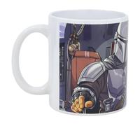 Stor Taza de cerámica The Mandalorian 325 ml diseño en sublimación Producto oficial Marvel