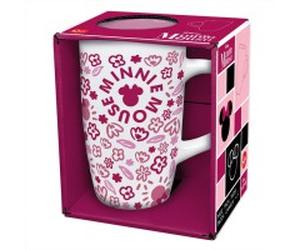 Stor taza latte de cerámica minnie mouse 695ml - taza grande para caf