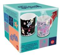 Stor Taza cerámica Stitch & Angel 325 ml cambio de color en caja regalo GTTR