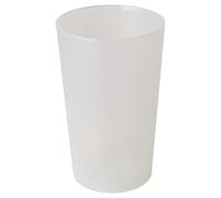 Stor Vaso apilable de polipropileno transparente 280 ml - Vaso de plástico reutilizable muy resistente a golpes para hostelería, terrazas y catering, apto para microondas y lavavajillas